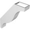 Ekena Millwork 3 1/2-in. W x 14-in. D x 18-in. H Funston Architectural Grade PVC Knee Brace BRCP035X14X18FST - alternate 3